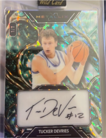 2024 Wild Card Metallix #Tucker DeVries — front