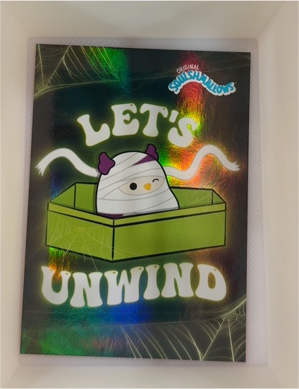 2025 Panini Squishmallows Halloween Edition #12 Let's Unwind — front
