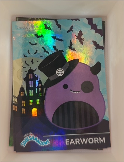 2025 Panini Squishmallows Halloween #36 Earworm — front