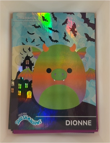 2025 Panini Squishmallows Halloween Edition #32 Dionne — front
