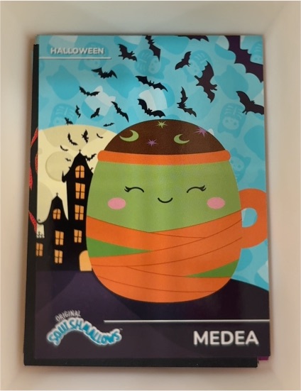 2025 Panini Squishmallows Halloween #70 Medea — front