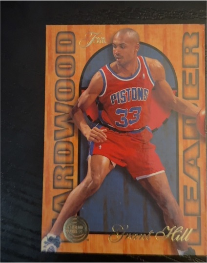 1995-96 Fleer Flair Hardwood Leader #8 Grant Hill — front