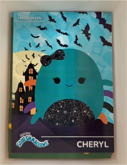 2025 Panini Squishmallows Halloween Trading Card #25 Cheryl — front