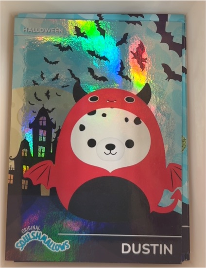 2025 Panini Squishmallows Halloween #35 Dustin — front