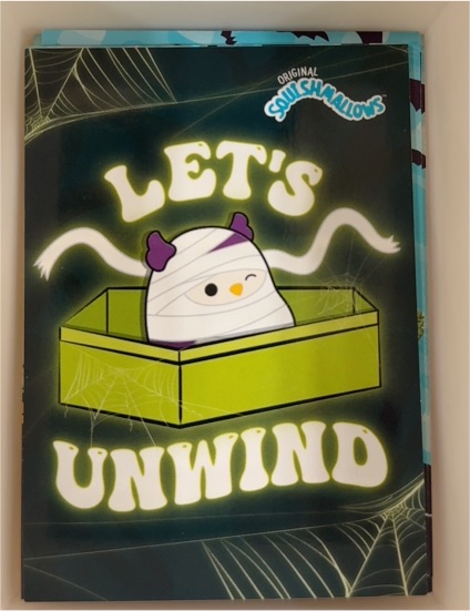 2025 Panini Squishmallows Halloween #12 Let's Unwind — front