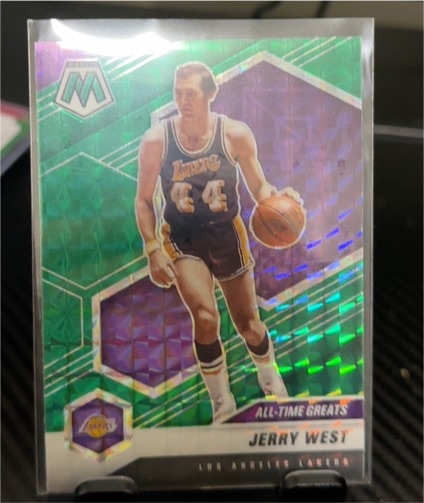 2020-21 Panini Mosaic #293 Jerry West — front