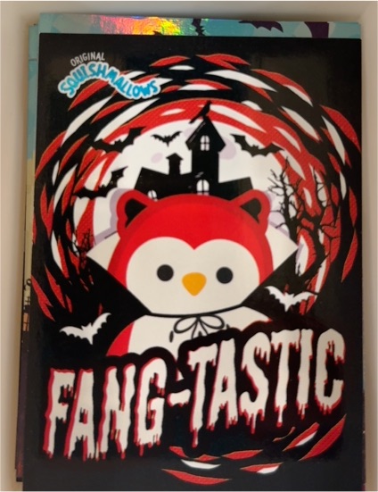2025 Panini Squishmallows Halloween #15 Fang-Tastic — front