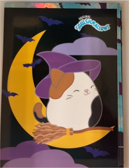 2025 Panini Squishmallows Halloween #3 Witch Cat on Moon — front