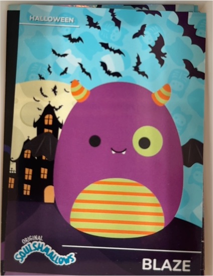 2025 Panini Squishmallows Halloween #12 Blaze — front