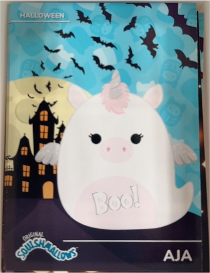 2025 Panini Squishmallows Halloween #1 Aja — front
