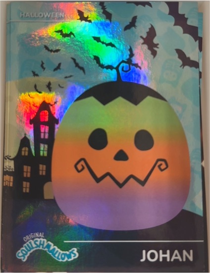 2025 Panini Squishmallows Halloween #57 Johan — front