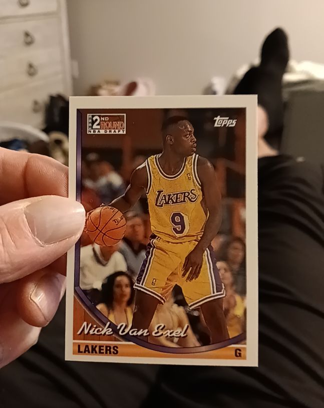 1993-94 Topps #302 Nick Van Exel — front