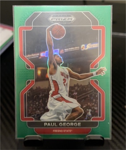 2022 Panini Prizm Draft Picks #39 Paul George Fresno State Bulldogs — front