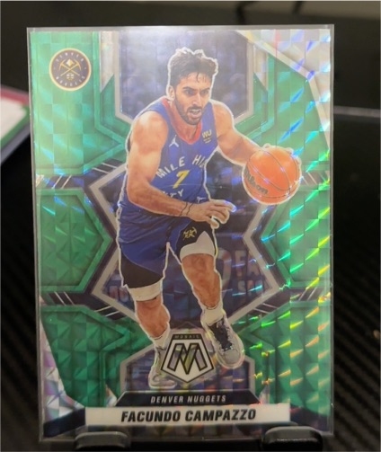 2021-22 Panini Mosaic #7 Facundo Campazzo — front