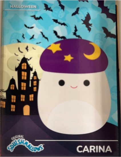 2025 Panini Squishmallows Halloween #22 Carina — front
