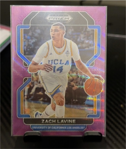 2022 Panini Prizm Draft Picks #48 Zach LaVine UCLA Bruins — front