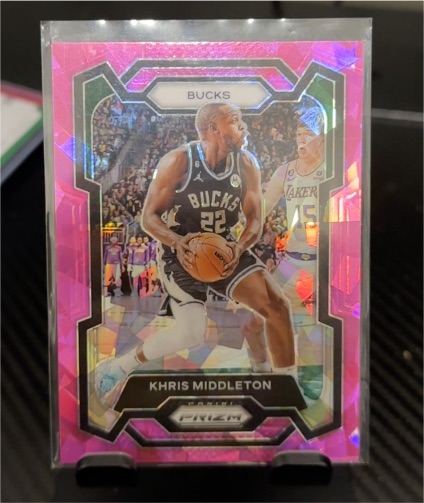 2023-24 Panini Prizm #60 Khris Middleton — front