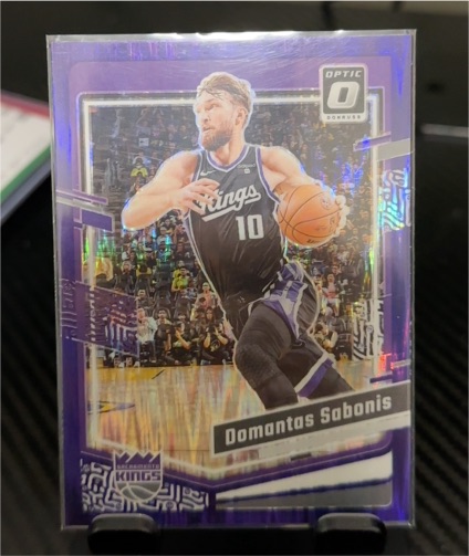 2023-24 Panini Donruss Optic #142 Domantas Sabonis — front