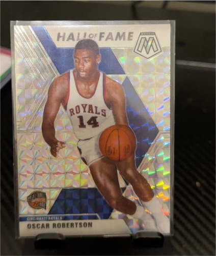2019-20 Panini Mosaic #286 Oscar Robertson Hall of Fame — front