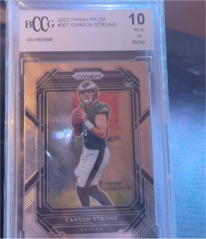 2022 Panini Prizm #307 Carson Strong — front