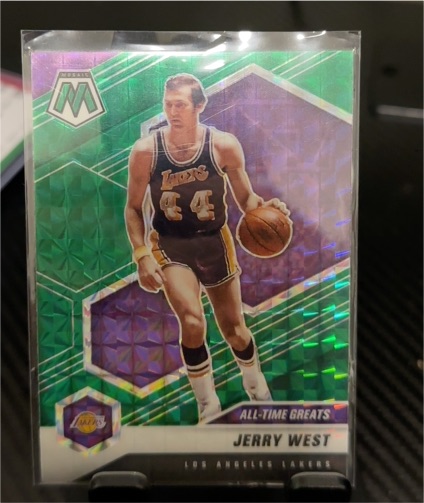 2020-21 Panini Mosaic #293 Jerry West — front