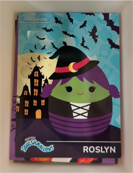 2025 Panini Squishmallows Halloween Trading Card Roslyn — front