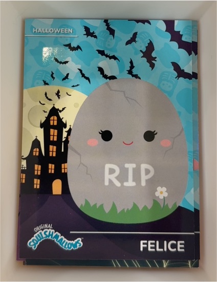 2025 Panini Squishmallows Halloween #42 Felice — front