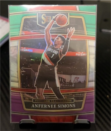 2021-22 Panini Select #29 Anfernee Simons — front