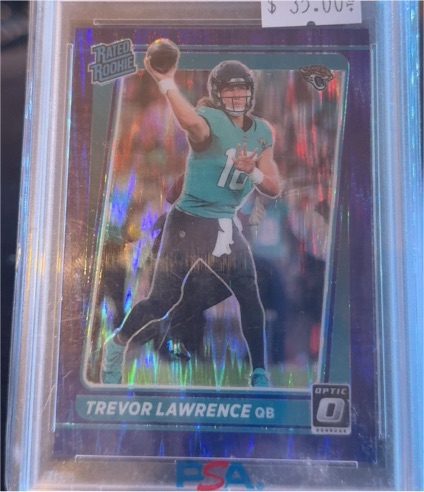 2021 Panini Donruss Optic #201 Trevor Lawrence — front
