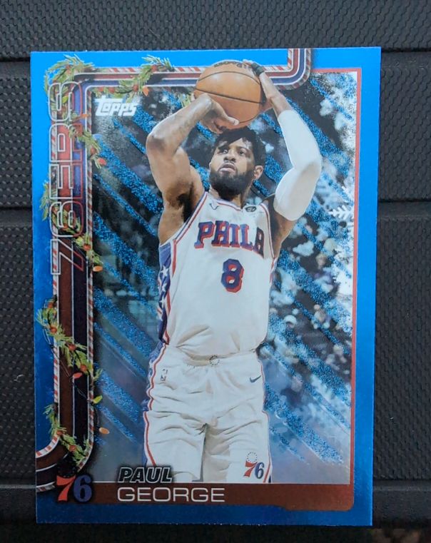 2025-26 Topps Holiday #H19 Paul George — front