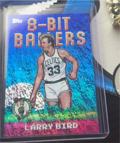2025 Topps 8-Bit Ballers #8B-33 Larry Bird — front