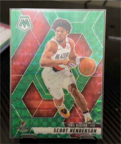 2024-25 Panini Mosaic #165 Scoot Henderson — front