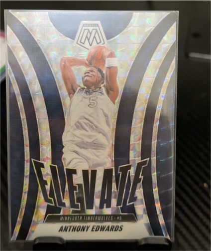 2024-25 Panini Mosaic Elevate #3 Anthony Edwards — front