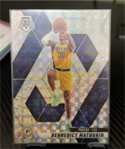 2024-25 Panini Mosaic #00 Bennedict Mathurin — front