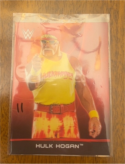 Lamincards WWE Hulk Hogan — front