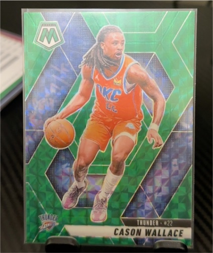 2024-25 Panini Mosaic #22 Cason Wallace — front