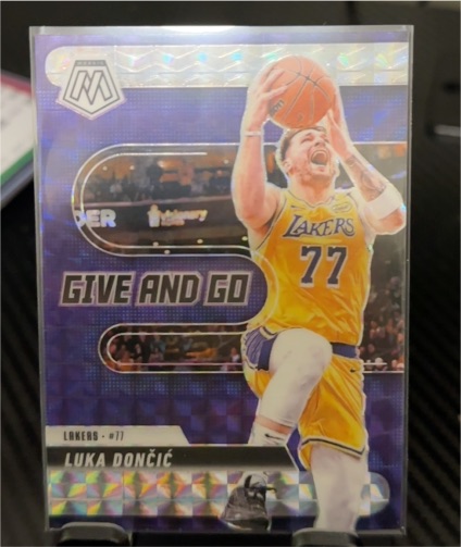 2024-25 Panini Mosaic #4 Luka Dončić Give And Go — front