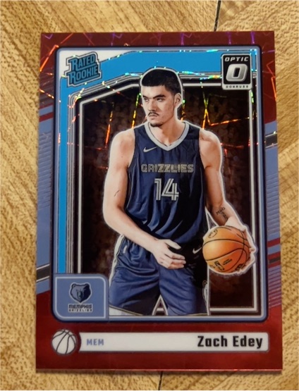 2024-25 Panini Donruss Optic #288 Zach Edey — front