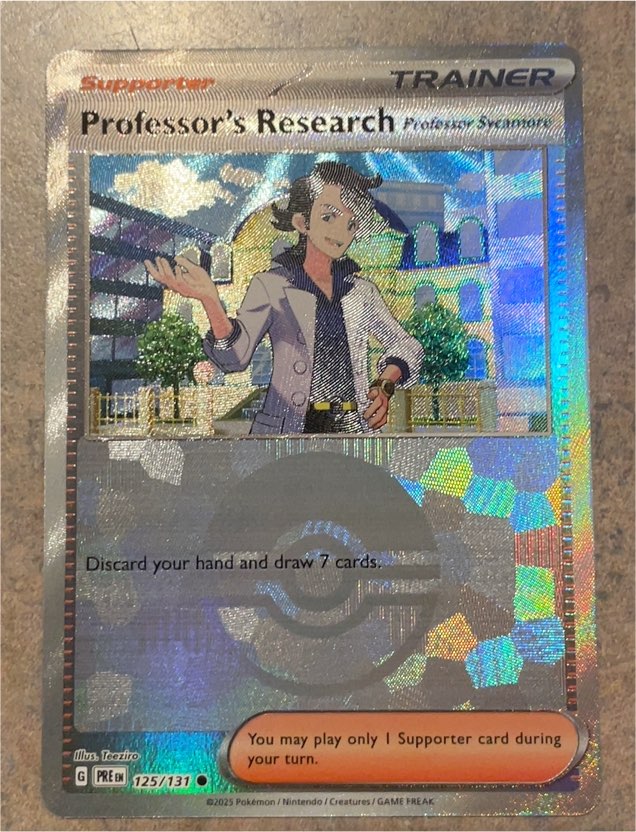 2025 Pokémon #125 Professor's Research Professor Sycamore — front