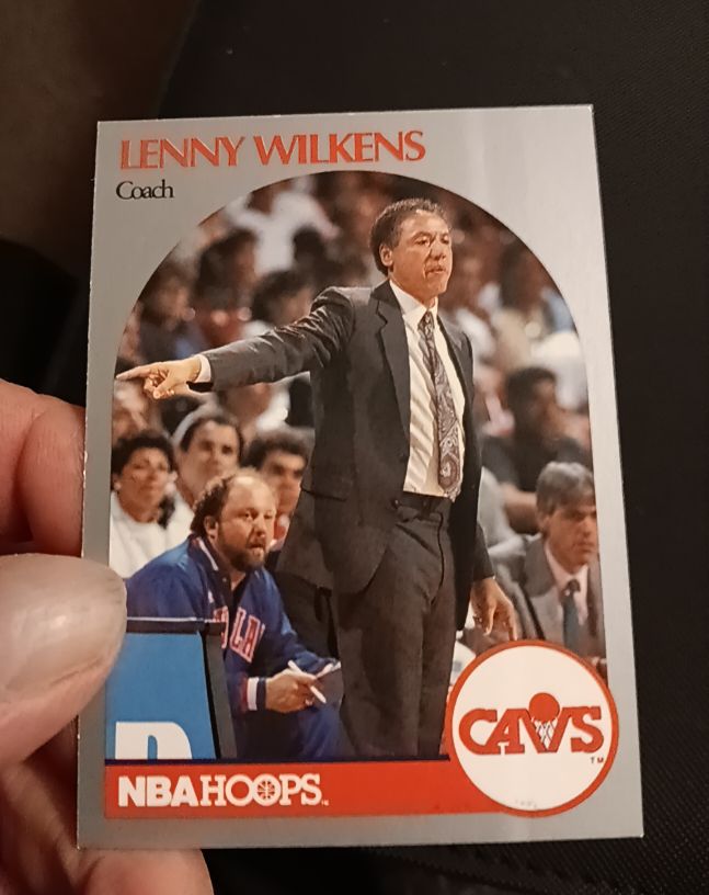 1990 NBA Hoops #309 Lenny Wilkens — front