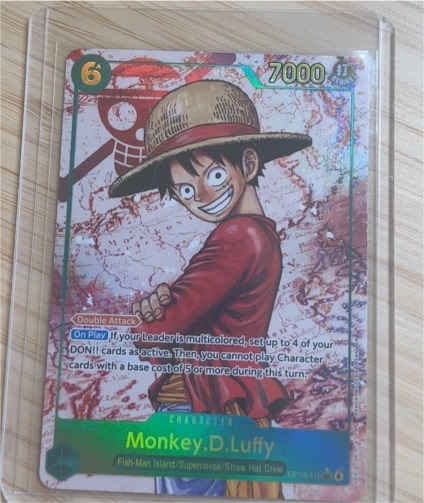 One Piece Card Game 2023 OP13-118 Monkey D. Luffy SEC Carrying On His Will — front