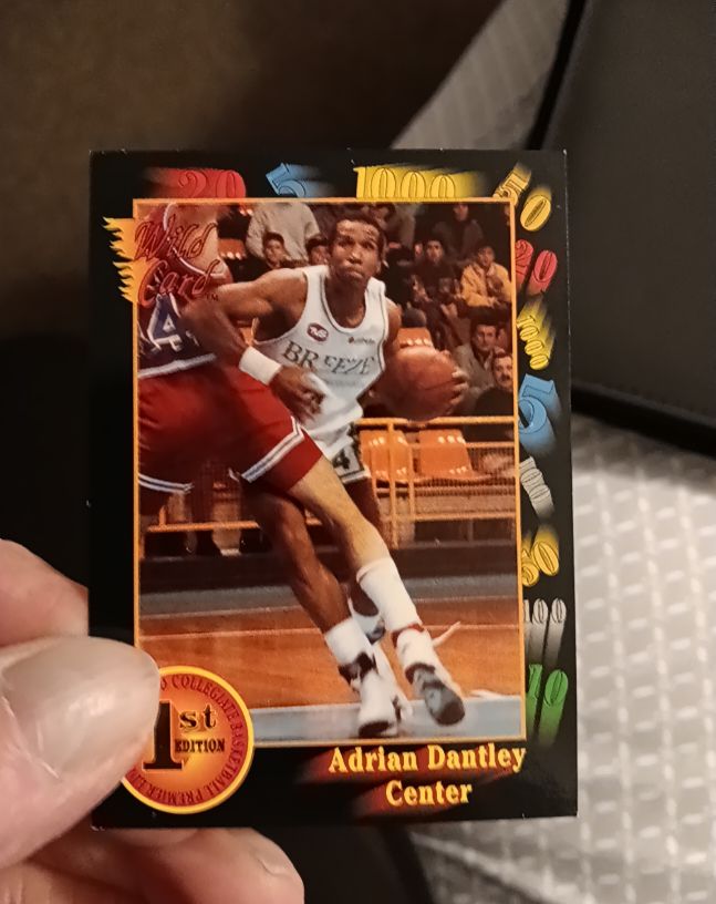 1991-92 Wild Card #53 Adrian Dantley — front