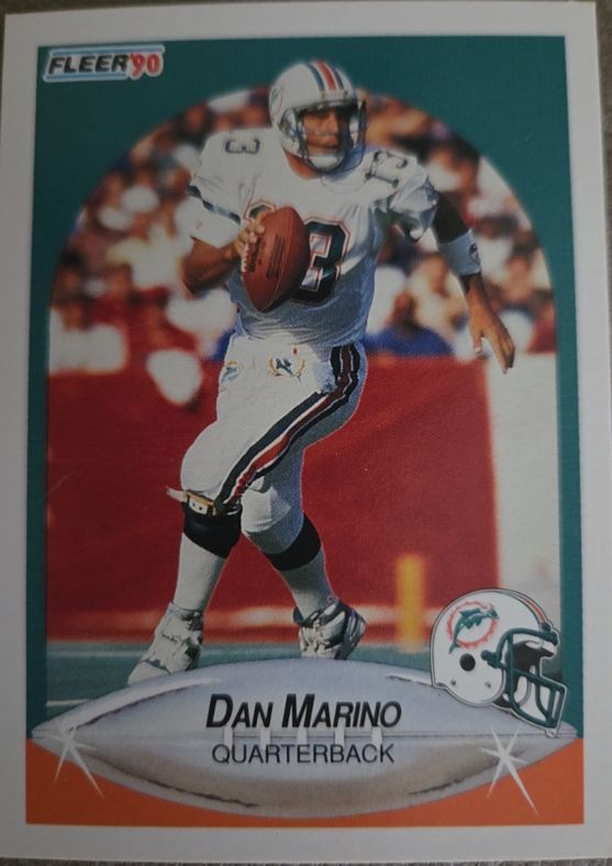 1990 Fleer #244 Dan Marino — front