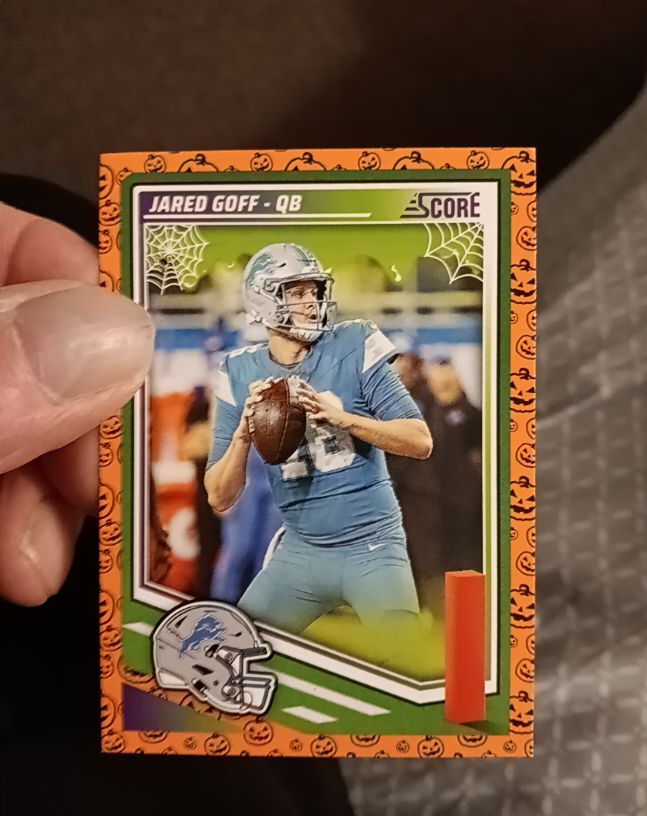 2025 Panini Score-A-Treat #154 Jared Goff — front