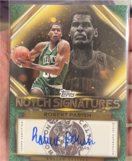 2025-26 Topps Notch Signatures #TNS-RP Robert Parish — front