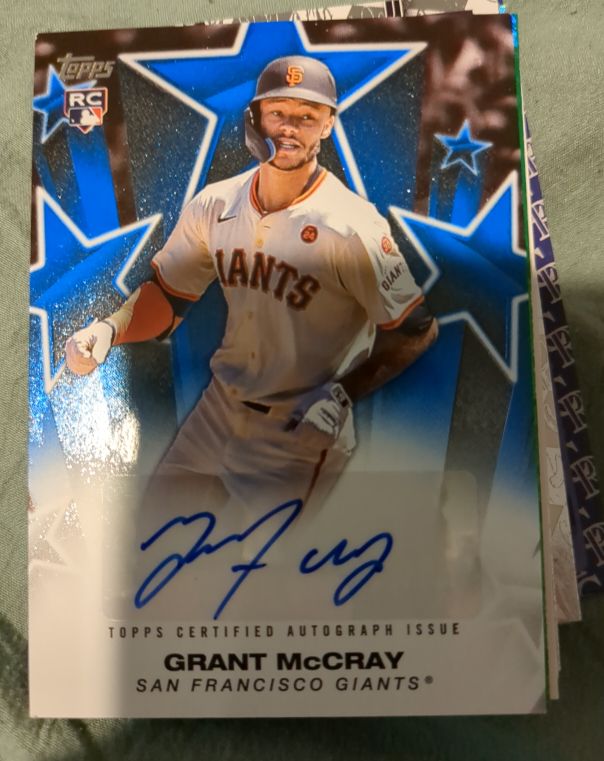 2025 Topps Series 1 Baseball Stars #BSA-GM Grant McCray — front