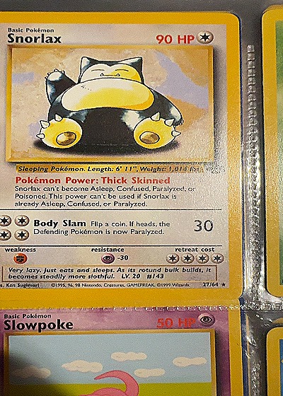 1999 Pokémon Jungle #143 Snorlax — front