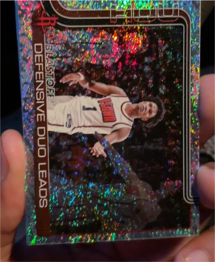 2025-26 Topps #297 Blastoff!: Defensive Duo Leads Jalen Green — front