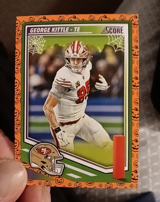 2025 Panini Score-A-Treat #168 George Kittle — front