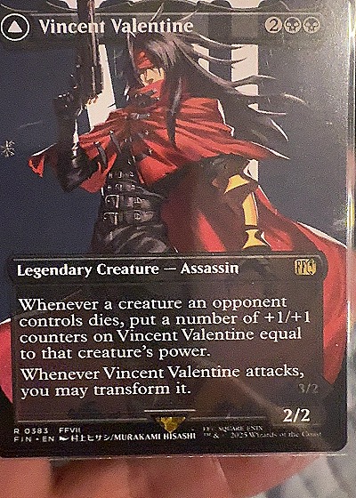 Magic The Gathering Final Fantasy #0383 Vincent Valentine — front